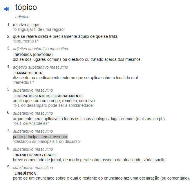 O que significa Topic Clusters?