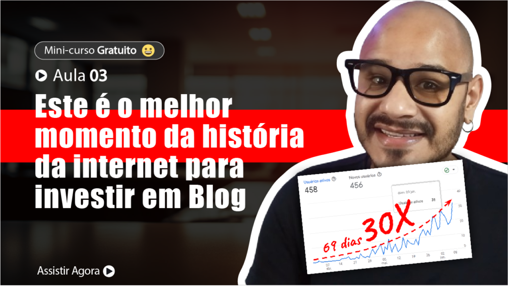 Este é o melhor momento da história da internet para investir em Blog [Aula 03. Curso Gratuito]