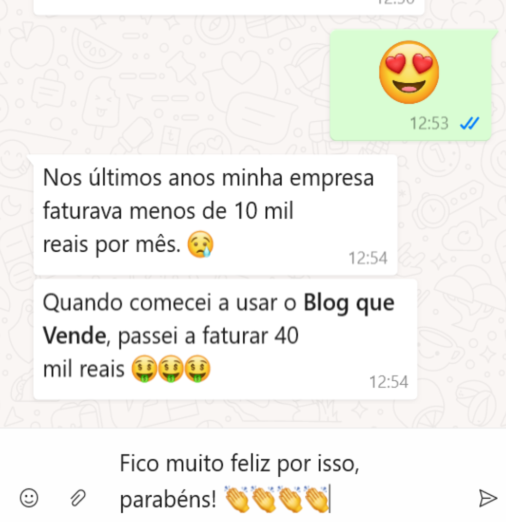 Depoimento da cliente Camila faturando 50 mil reais por mês com Blog de Consultoria